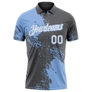 Full Sublimation Print <b>Collar</b> <b>T</b> <b>Shirt</b> Uniform Workwear Unisex Golf Polo <b>Shirt</b> Running Performance Customized Logo Polo <b>Shirt</b> - Product Image 1