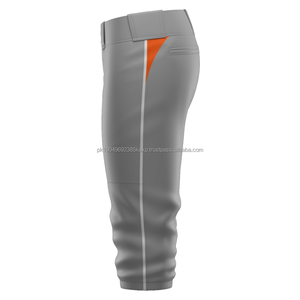 Pantalones de béisbol para hombre de poliéster de alta calidad, ropa deportiva sublimada personalizada para jóvenes con bordado y estampado de rayas para adultos - Product Image 3