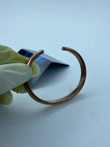 Wholesale Adjustable <b>Copper</b> Tensor Ring Cuff <b>Bracelets</b> Vintage Gold Plated Arthritis Pain Relief Fashionable Customizable - Product Image 2