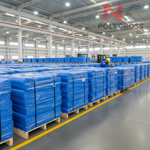 ผ้าใบเคลือบลามิเนตแบบกำหนดเอง OEM เคลือบสองชั้น ป้องกันรังสียูวี สำหรับงานก่อสร้างและขนส่งสินค้า - Product Image 4