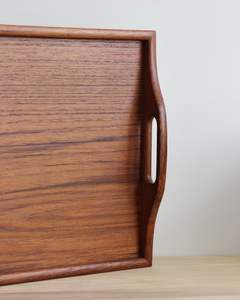 Bandeja Decorativa de Madera Sólida para el Hogar, Personalizable, para Servir Alimentos y Almacenar Objetos, para Sala de Estar, Escritorio, Vajilla - Product Image 2