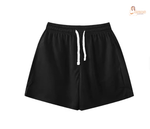 Shorts décontractés d'été pour femmes, couleur unie, style vintage, respirants, avec logo personnalisé, séchage rapide, coupe classique, vente en gros - Product Image 2