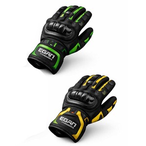 Gants en cuir PU de haute qualité pour moto, cyclisme, respirants, unisexes, pour sports de plein air, avec fermeture à cordon de serrage sur les doigts - Product Image 6