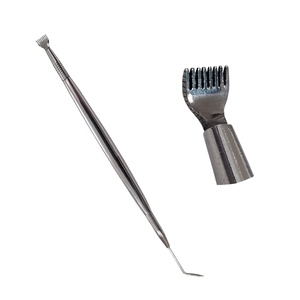 Outil de levage de cils en acier durable avec séparateur de peigne Outil de courbure de cils pour un levage efficace Forme de baume écologique - Product Image 1