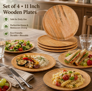 Tabla de Cortar de Bambú Ecológica para Cocina, Tabla de Cortar Personalizada de Madera Natural para Servir Queso y Pizza, con Asa - Product Image 6