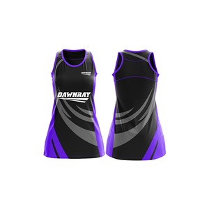 Camiseta duradera para netball |   Uniforme de Netball Sublimado con Logotipo, Nombre y Número del Equipo |   Poliéster Transpirable - Product Image 3