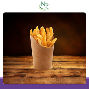 Premium Finish High Standard Quality Disposable Plain Fries Paper <b>Boxes</b> Available in Bulk Quantity for French Fries & Wedges - Product Image 4