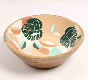 Plateau de service rond en bois avec design en résine et ensemble de sous-verres assortis, article décoratif pour la maison et la cuisine, cadeau - Product Image 4