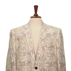 Nouvel Arrivage – Blazer Élégant pour Femme en Jacquard Floral, Revers Cranté, Ouvert sur le Devant, Manches Longues, Idéal pour le Bureau ou Tenue Décontractée - Product Image 3