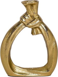 แจกันดอกไม้อลูมิเนียมดีไซน์หรูหราทันสมัย ตกแต่งบ้านสวยงาม น้ำหนักเบา ทนทาน ใช้เป็นของตกแต่งกลางโต๊ะได้อย่างมีสไตล์ พร้อมดีไซน์หรูหรา - Product Image 6