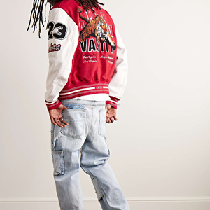 Nueva moda de alta calidad con cuello levantado para hombre chaqueta universitaria de invierno ropa de pareja de moda transpirable ecológica - Product Image 5