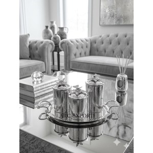 Copper Antique Finished Top Quality Stainless Steel Kitchenware Storage Jars With Pumpkin Gold Lids Home Decor Table Centerpiece - Product Image 4
