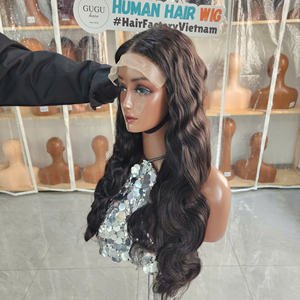 Peluca de Cabello Ondulado con Frente de Encaje Transparente, Peluca Vietnamita de Gran Longitud - Product Image 2