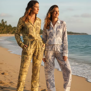 2026 Lujoso Pareo Largo Tejido con Estampado Animal para Bikini, Vestido de Playa para Mujer Adulta, 1 Pieza, Secado Rápido, Verano, Rayón y Algodón - Product Image 1