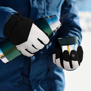 Gants de ski tendance en polyester, à doigts entiers, imperméables et respirants, pour l'automne et l'hiver, parfaits pour le snowboard et les activités par temps froid - Product Image 3