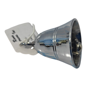 Campana Decorativa Colgante de Latón de Primera Calidad, Acabado Plateado, Campana de Metal para Puerta, Pared, Regalo Espiritual para el Hogar - Product Image 4