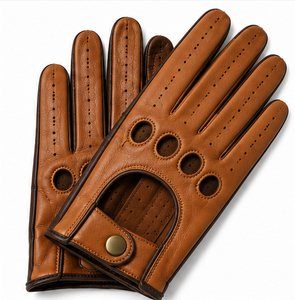 Soft Genuine Leather <b>Driving</b> <b>Gloves</b> <b>Men</b> Women Touchscreen Breathable Thermal Non Slip Classic Design Outdoor Winter Car <b>Gloves</b> - Product Image 5