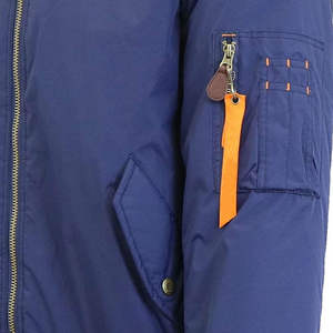 <b>Men's</b> Lightweight Bomber <b>Jacket</b> Water Resistant Zip Up <b>Flight</b> <b>Jacket</b> Ribbed Collar Cuffs Casual Outdoor Windbreaker <b>Jacket</b> - Product Image 6