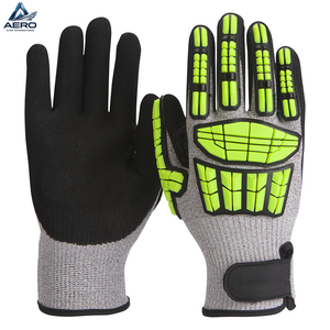 Elastic Wristband High-Performance Safety Wear Featuring Integrated Protection and Durable Reinforced Construction TPR <b>Gloves</b> - Product Image 1