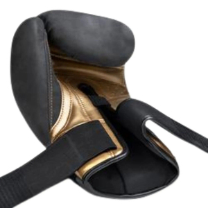 Gants d'entraînement de boxe gris mat de qualité supérieure avec accent doré, mitaines de sparring professionnelles pour le kickboxing, fabricant en gros - Product Image 3