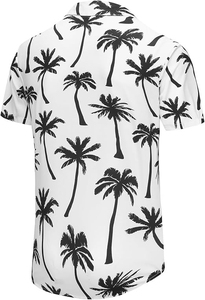 เสื้อเชิ้ตฮาวายลายดอกไม้สำหรับผู้ชาย เสื้อลำลองติดกระดุมสำหรับใส่ไปชายหาด ผ้ากันยับ พิมพ์ลายแบบซับลิเมชั่น ระบายอากาศได้ดี แห้งเร็ว เป็นมิตรกับสิ่งแวดล้อม - Product Image 4