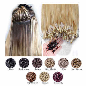 High Quality Silicone Lined Micro Rings Hair <b>Extension</b> <b>Beads</b> Manufacturer - Product Image 1