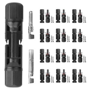 Connecteurs de panneaux solaires étanches IP67, 10 paires, adaptateurs de câbles solaires mâles/femelles, ensemble premium de 10 pièces - Product Image 1