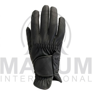 Gants de moto en cuir, longueur poignet, style sportif, respirants, pour usage extérieur, quatre saisons, non doublés, noirs - Product Image 3