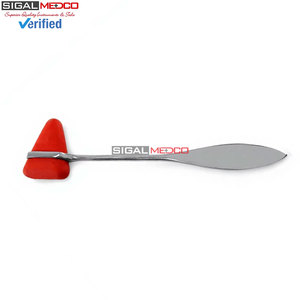 Martillo de Reflejos Taylor Rojo de 7.5 Pulgadas, Instrumento de Examen Neurológico Médico Quirúrgico de Grado Alemán - Product Image 5