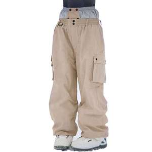 Pantalones de Esquí Impermeables para Hombre y Mujer, Pantalones de Snowboard de Cintura Alta, Cortavientos, Transpirables, Térmicos, para Invierno - Product Image 1