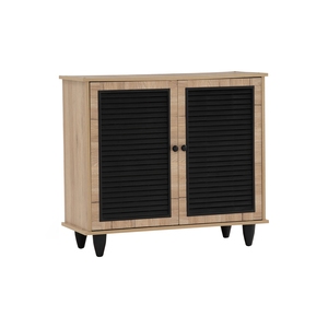 High Quality Compact Wooden Cabinet Double <b>Door</b> Low Level Storage for Apartment Rental Property and Hallway Walkway <b>Stand</b> - Product Image 1