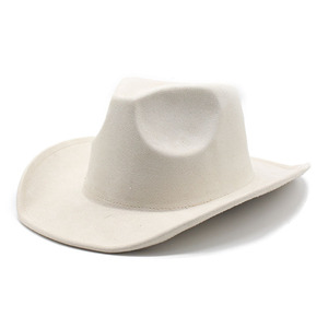Big <b>Wide</b> Brim Polyester/Cotton Fedora Hats Men Women Western Solid Cowboy Panama Rancher Character Breathable Premium Quality - Product Image 2