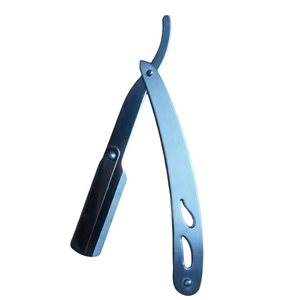 Navaja de Afeitar Profesional para Barbería, Herramienta de Afeitado para Hombres, Afeitado en Húmedo, Modelado Preciso de la Barba, Cuchilla Reemplazable, Artículo de Alta Calidad para Salón - Product Image 1