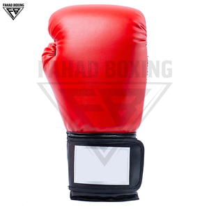 Guantes de Boxeo Rojos Duraderos, Novedad en Guantes de Combate Muay Thai, con Absorción de Impactos y Soporte para Muñeca, Material PU, Venta al Por Mayor - Product Image 4