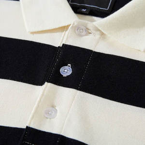 Polo de golf décontracté en coton uni pour hommes, personnalisable avec logo brodé, grandes tailles, en polyester, vente en gros - Product Image 6