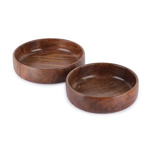 Tazón de Madera de Mango Sólida de Primera Calidad a Precio de Mayoreo, Tazón Hecho a Mano para el Hogar, Restaurantes y Hoteles - Product Image 3