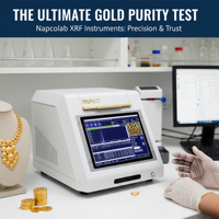 Testeur de pureté des métaux précieux haute précision, machine de test de l'or XRF non destructive, spectromètre de fluorescence X de bureau