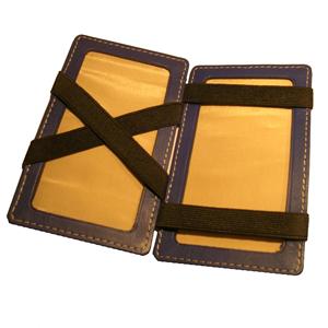 Vente chaude portefeuille magique pour hommes Unique luxe affaires à deux volets avec RFID mince et fermeture ouverte doublure en cuir - Product Image 3