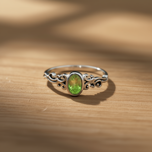 1.9 Grams Fine <b>Peridot</b> <b>Ring</b> - Product Image 3