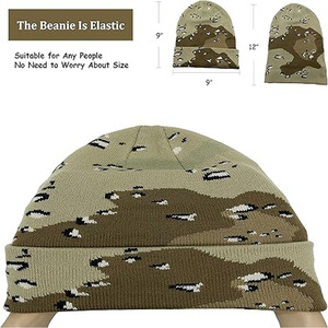 Custom Made in Pakistan Wholesale Winter Hand Knitted Animal Print Wool Blend Beanie Hat Cheap Price High Quality Unisex Cap - Product Image 5