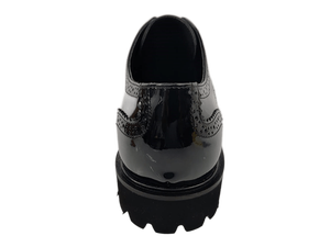 Zapatos Oxford Deportivos Negros para Hombre Dlords Larry Derby, con Cordones, Forro de Cuero Genuino Transpirable y Suela de Goma - Product Image 3