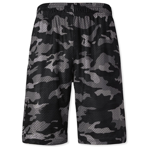 Shorts de basketball pour hommes personnalisés, imprimés par sublimation, 100 % polyester, avec ceinture élastique, poches, séchage rapide et respirant - Product Image 1