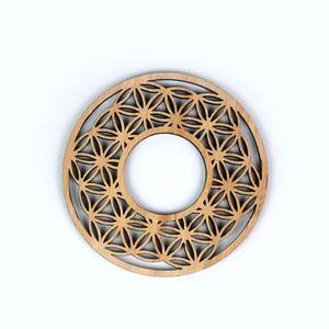 Posavasos de Madera de Acacia Hecho a Mano, Diseño Moderno y de Lujo, Duradero, con Color/Logotipo Personalizable e Impresión Láser para el Hogar y Regalos de Bienvenida - Product Image 3