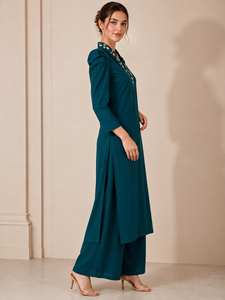 Robe Western Noire à Imprimé Floral pour Femme, Col Cœur, Sans Manches, Dos à Nouer, Coupe Évasée, Qualité Supérieure, Vente en Gros - Product Image 3