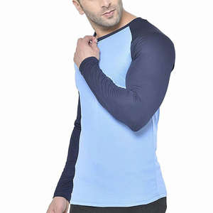 T-shirt homme col rond noir uni en tissu polyester doux, grande taille, fabrication OEM, vêtements de sport, vente chaude - Product Image 2