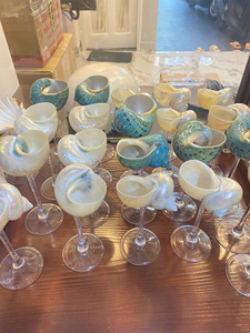 Private Label Natural Mother of Pearl Seashell Wine <b>Glass</b> Luxury Barware Accessories Vietnam Manufacturer - Product Image 5