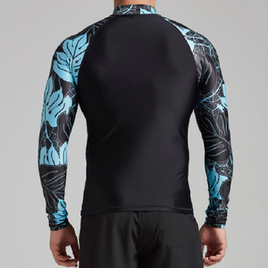 Custom print long sleeve wrestling rash guard Multi-color high quality MMA gym wear MMA BJJ <b>rashguards</b> for men - Product Image 3