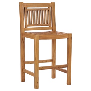 เก้าอี้บาร์เชิงพาณิชย์คุณภาพสูงทำจากไม้สัก - Product Image 1