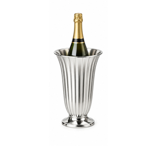 Vintage Stainless Steel <b>Ice</b> Bucket Pedestal Footed Champagne Chiller Premium Wine <b>Cooler</b> Bucket For Hotel Bar Decorative Custom - Product Image 1