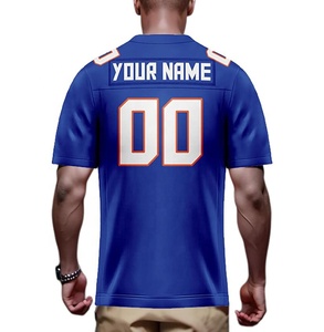 Jersey de práctica de fútbol americano para hombre transpirable de malla de poliéster 100% hecho a medida al por mayor con su propio logotipo - Product Image 2